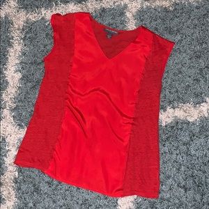 Red A Pea in the Pod maternity top